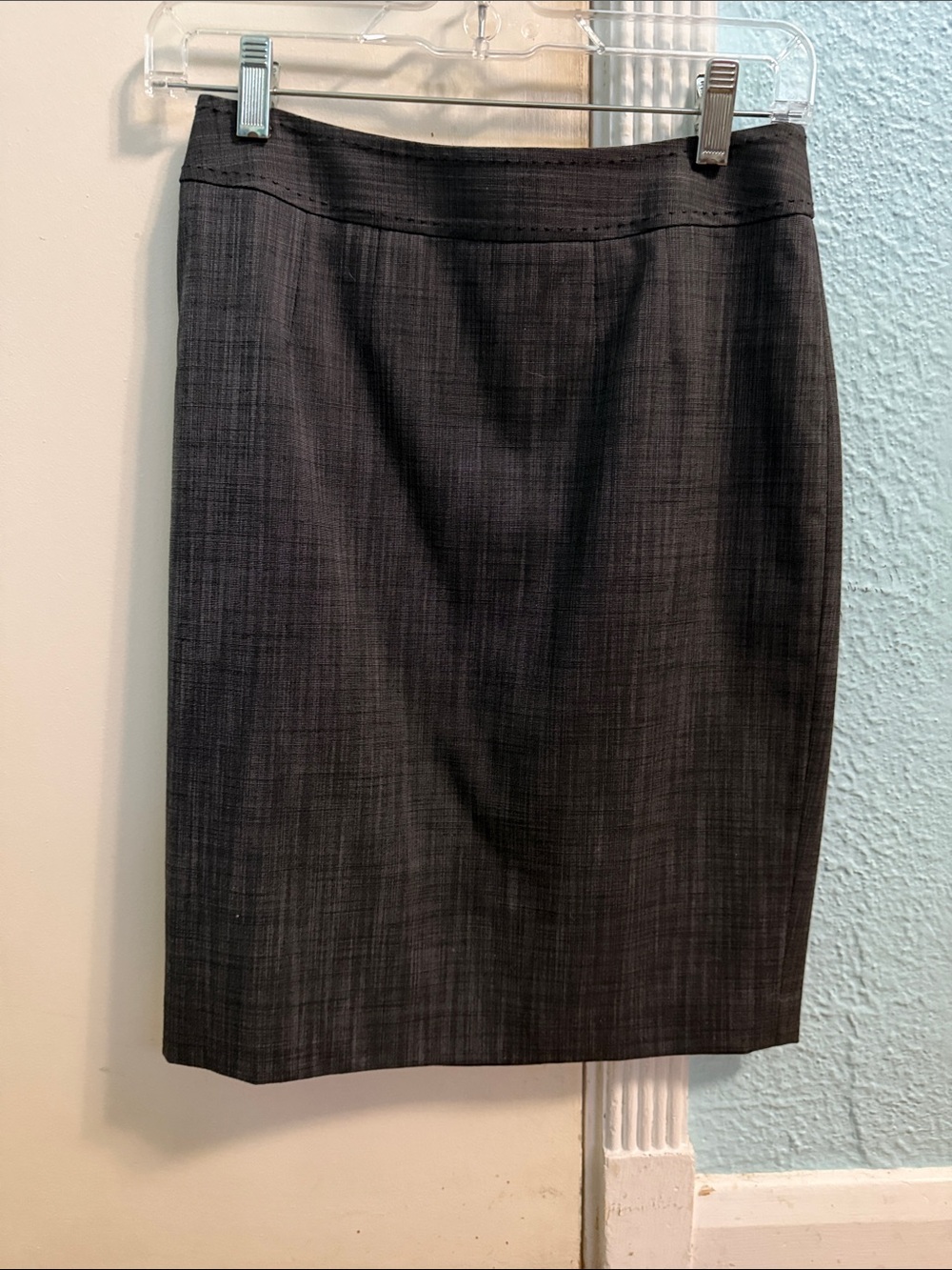 Halogen Charcoal Gray Pencil Skirt